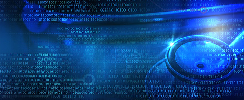 Stethoscope with a data visualization overlay